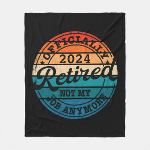 Manta Polar Jubilación personalizada oficialmente vintage reti