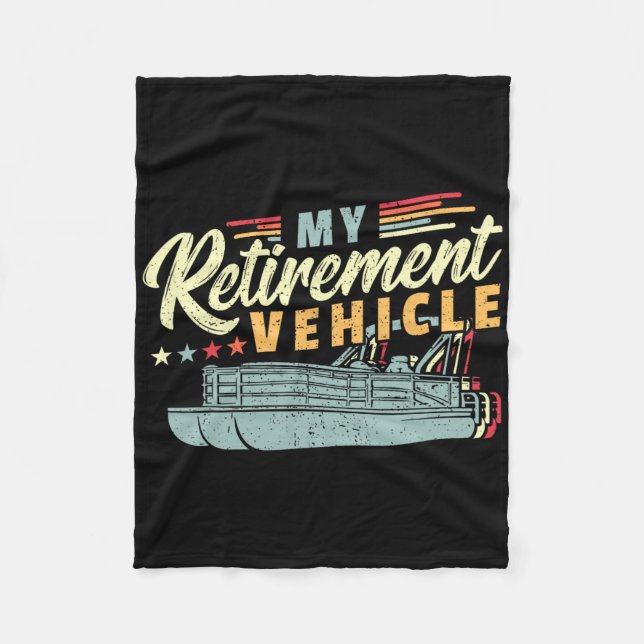 Manta Polar Jubilación Pontoon Capitán de Barco I Viejo Pontoo (Anverso)