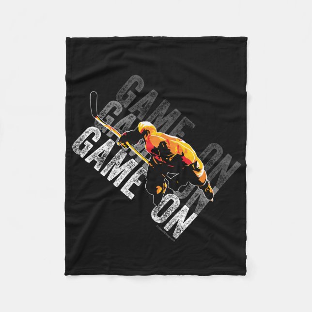 Manta Polar Juego activado (hockey) Fleece Blanket (Anverso)