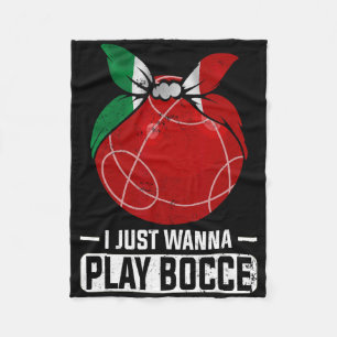 Manta Polar Juego de bolos italiano Bocci Player Bocce Byll