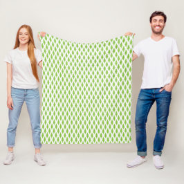 Manta Polar Juego de carpetas verdes botánicas