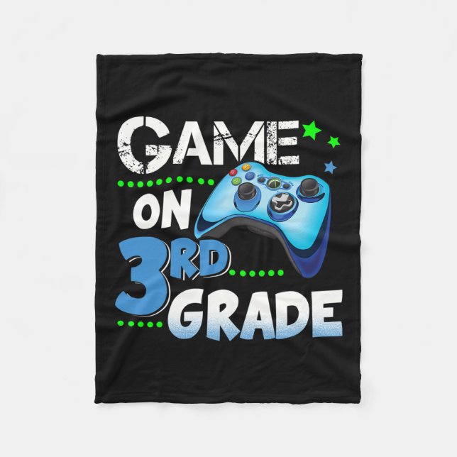 Manta Polar Juego de diversión de tercer grado (Anverso)