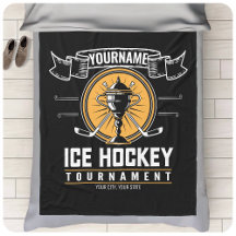 Juego de equipo del jugador de trofeo de hockey so
