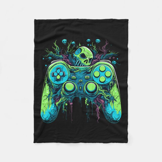Manta Polar Juego de vídeo Spooky Guay Gaming Controller 1 (Anverso)