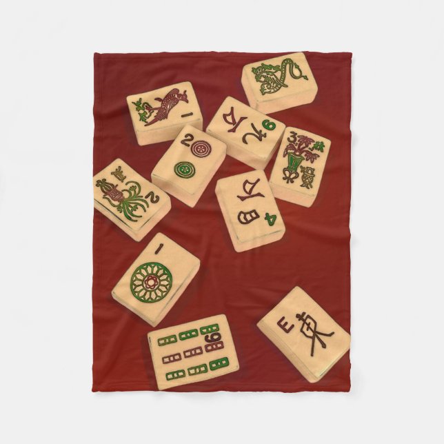 Manta Polar Juego del Mah Jongg (Anverso)