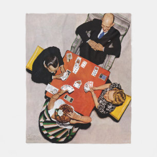 Manta Polar Juego del puente de Norman Rockwell