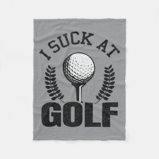 Manta Polar Juego mal al golf divertido golf golfistas golf sa
