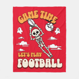 Manta Polar Juego Vamos a jugar al fútbol Halloween Divertido