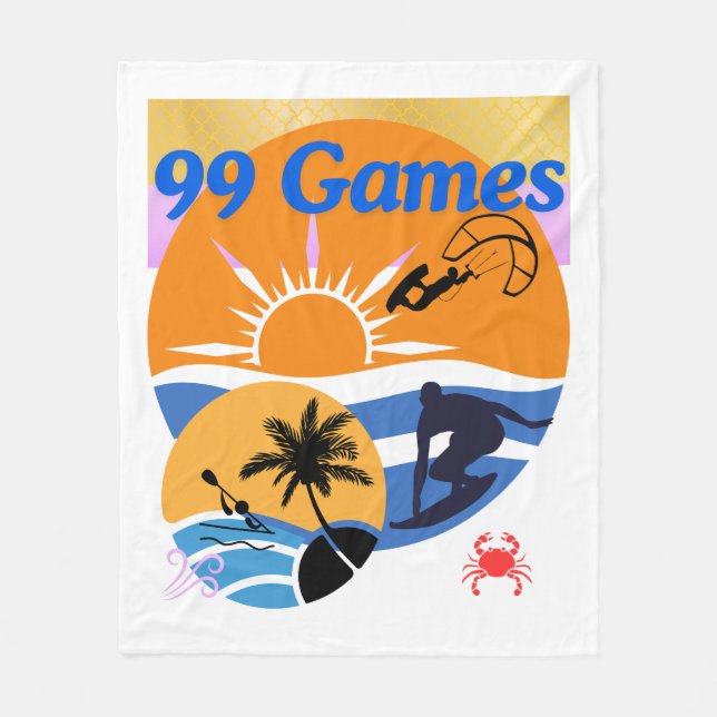 Manta Polar Juegos De Verano De 99 (Anverso)