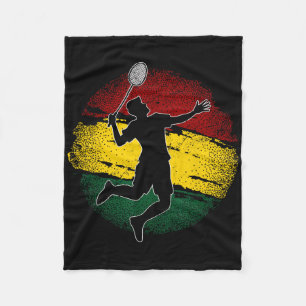 Manta Polar Jugador de Badminton Bandera ghanesa Ghana 1