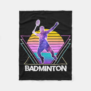 Manta Polar Jugador de bádminton Deportes Retro Vintage Vaporw