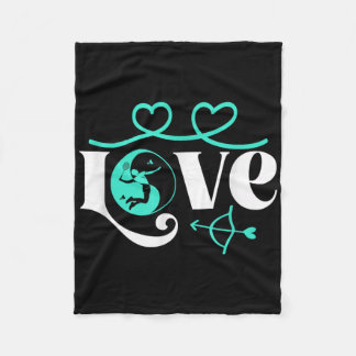 Manta Polar Jugador de bádminton Juego Volante Amor Yin-yang B