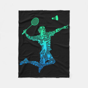 Manta Polar Jugador de bádminton lanzadera niños jóvenes hombr