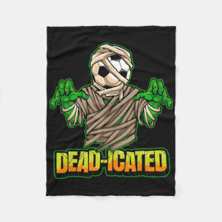 Manta Polar Jugador de Fútbol Zombie Fútbol Espeluznante Hallo