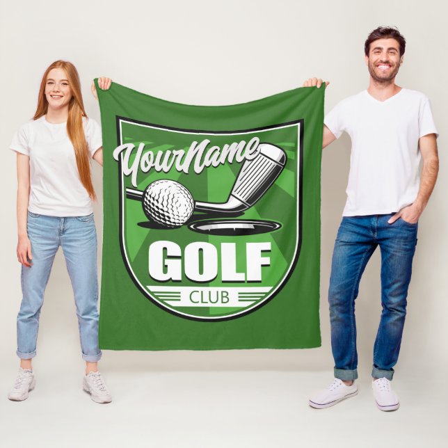 Manta Polar Jugador de Golf Club NAME Pro Golfer Personalizado (In situ)