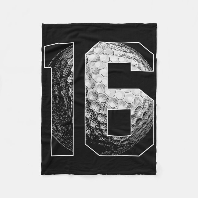 Manta Polar Jugador de golf de 16 años de edad (Anverso)