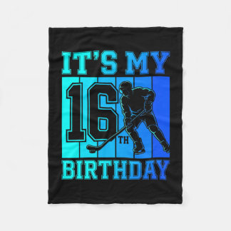 Manta Polar jugador de hockey cumpleaños 16 16 años