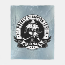Jugador de hockey sobre hielo personalizado atleta