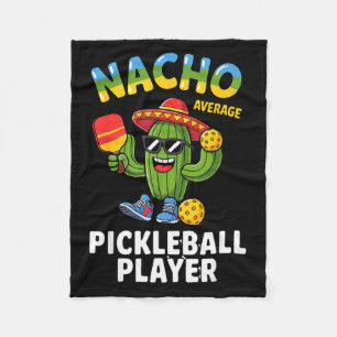 Manta Polar Jugador de pickleball promedio nacho cactus mexica