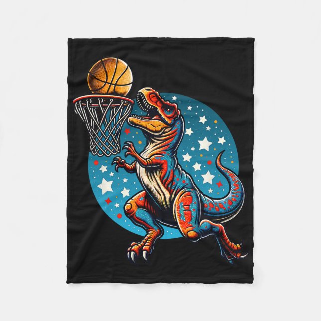 Manta Polar Jugador de Sketll T-rex Dinosaurio  (Anverso)