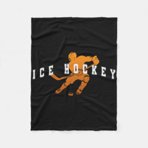 Manta Polar Jugador del equipo Orange de Hockey sobre hielo Va