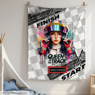 Manta Polar Jugador deportivo Car Blanket Fórmula 1 Regalo Chi