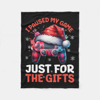Manta Polar Jugador Navidad Juegos Navideños Videojuegos Chico