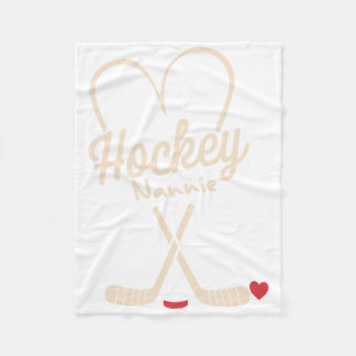 Manta Polar Jugadora de Hockey Nannie Corazón