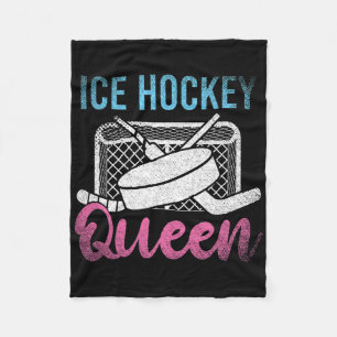 Manta Polar Jugadora de Hockey sobre Hielo Princesas Chicas Mu