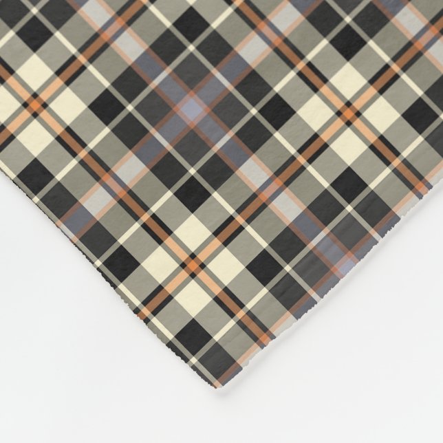 Manta Polar Juguete rústico azul marino y crema (Esquina)