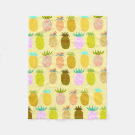 Manta Polar Juicy Pineapple Pattern