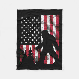 Manta Polar Julio Bigfoot Sasquatch Hombres patrióticos de la