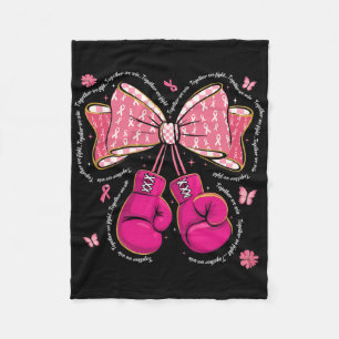 Manta Polar Juntos Peleamos Ganamos Guantes De Boxeo Bow Breas