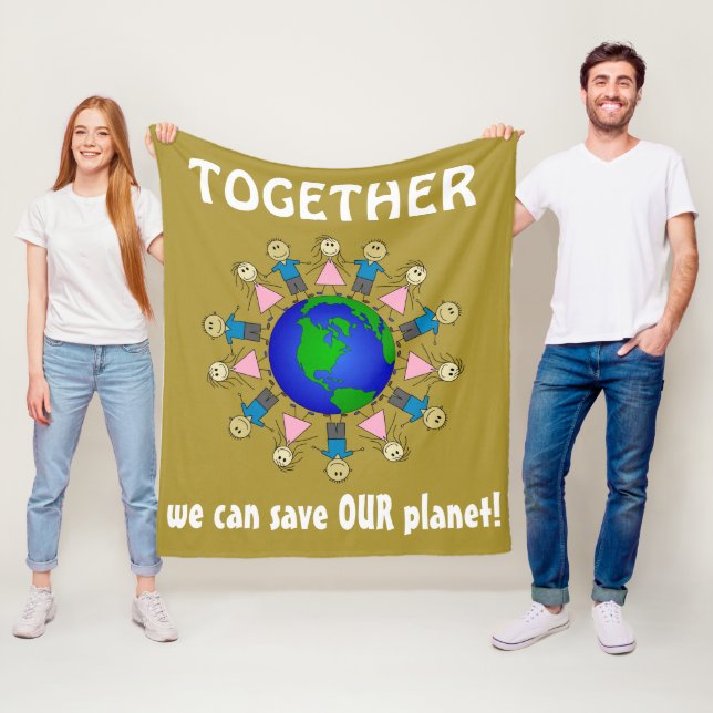 Manta Polar JUNTOS podemos salvar NUESTRO planeta Mensaje (In situ)