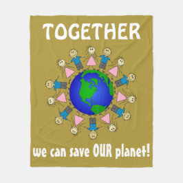 Manta Polar JUNTOS podemos salvar NUESTRO planeta Mensaje