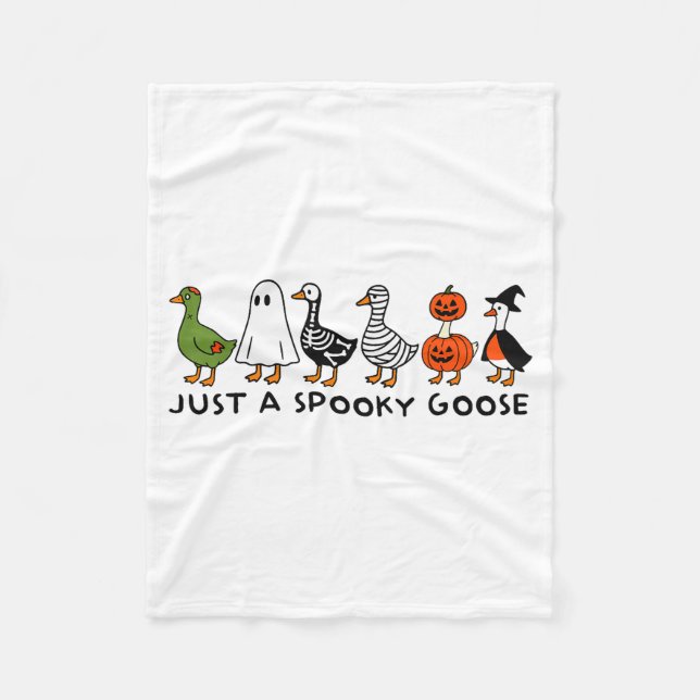 Manta Polar Just A Soky Goose Funny Halloween Silly Animal Wit (Anverso)