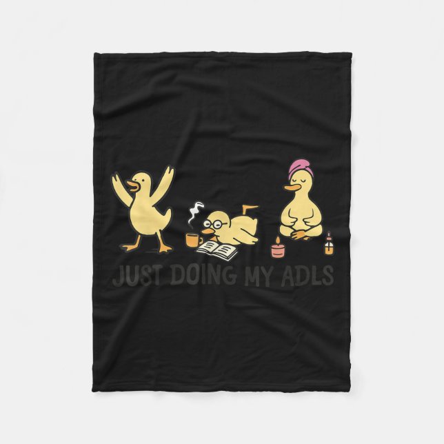 Manta Polar Just Doing My Adls - Silly Goose Occupational Ther (Anverso)