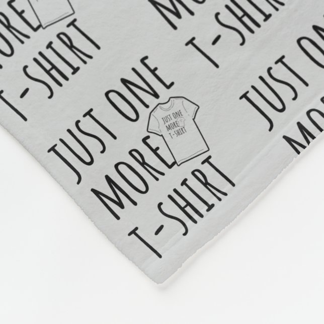 Manta Polar Just One More T-Shirt Collector Fun (Esquina)