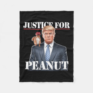 Manta Polar Justicia Para El Maní La Ardilla - Navidades Xmas