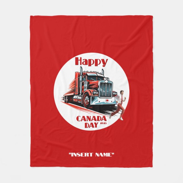 Manta Polar Justin Tru$#!%: Salir a la izquierda (Anverso)