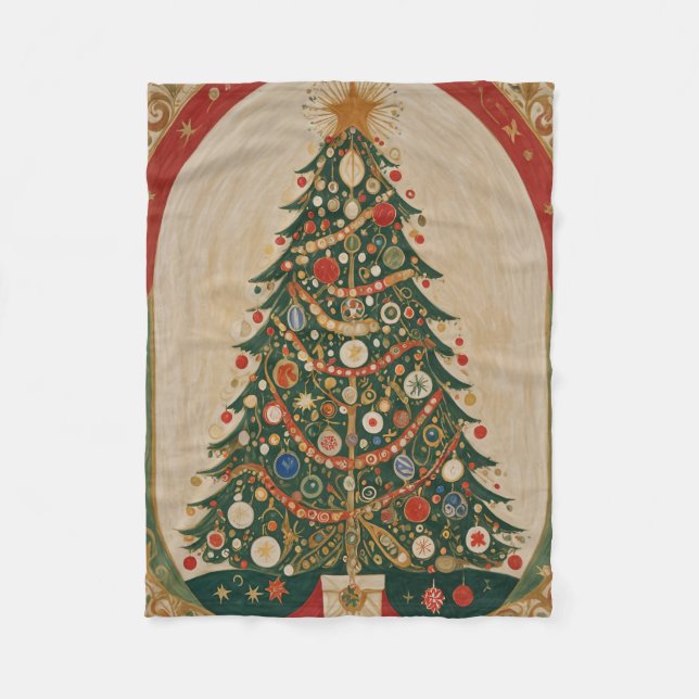 Manta Polar Kaleidoscopio festivo (Anverso)