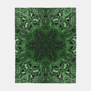 Manta Polar Kaleidoscopio verde
