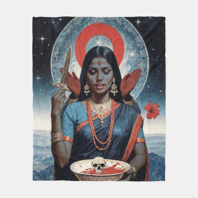 Manta Polar Kali sagrada (Anverso)