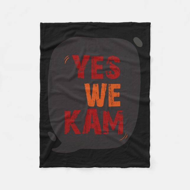 Manta Polar Kama Kamala Harris Por El Presidente (Anverso)