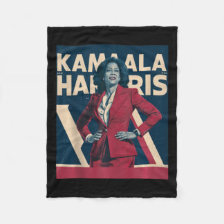 Manta Polar Kamala Harris 2024 - Diseño De Fuerza
