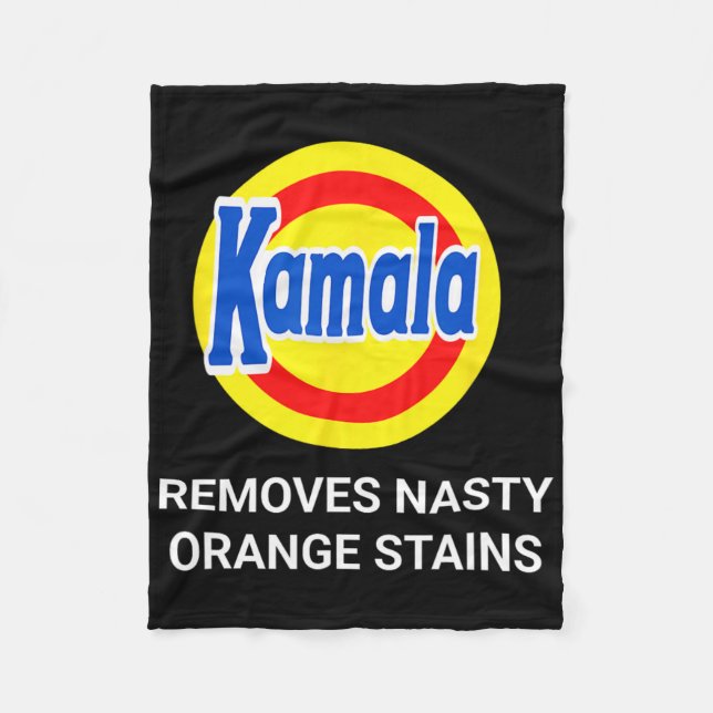 Manta Polar Kamala Harris 2024 Removes Nasty Orange Stains Fun (Anverso)