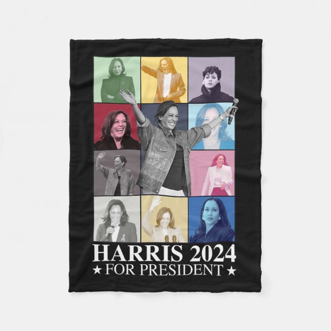 Manta Polar Kamala Harris 2024 Señora Presidenta, Directora El (Anverso)