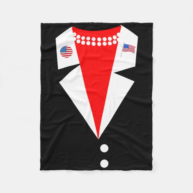 Manta Polar Kamala Harris Pantsuit Fiesta de disfraces Preside (Anverso)