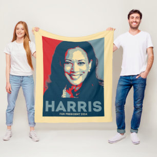 Manta Polar Kamala Harris Por La Presidencia 2024 - Esperanza