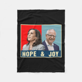Manta Polar Kamala Harris Tim Walz 2024 Esperanza Y Alegría